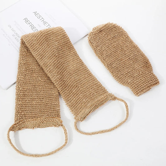 2Pcs Jute Back Wash