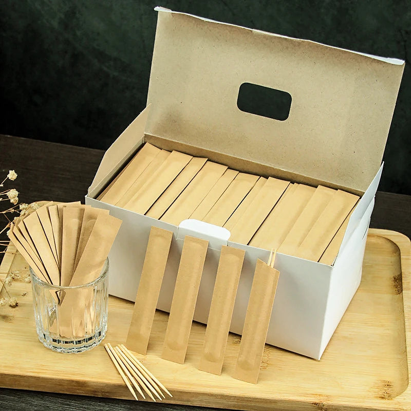 500 Packs Bamboo Toothpicks