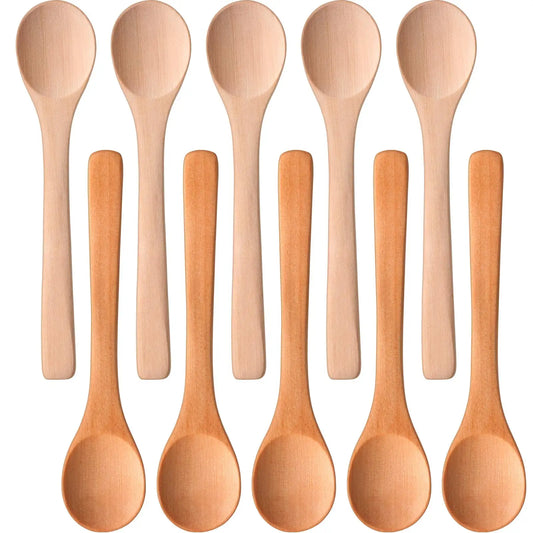 10/20/50/100pcs Mini Wooden Spoons