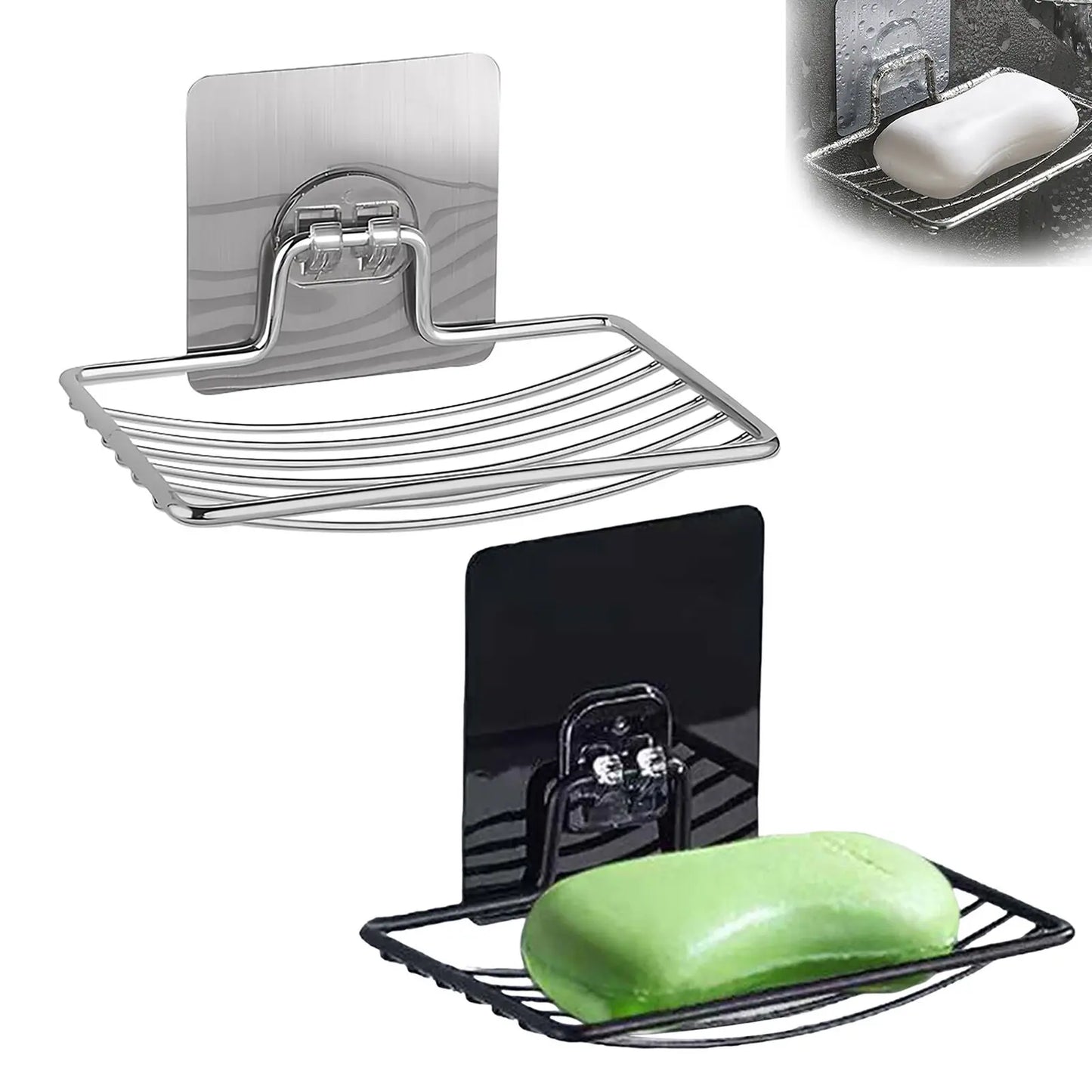 Self Adhesive Steel Dish Holder