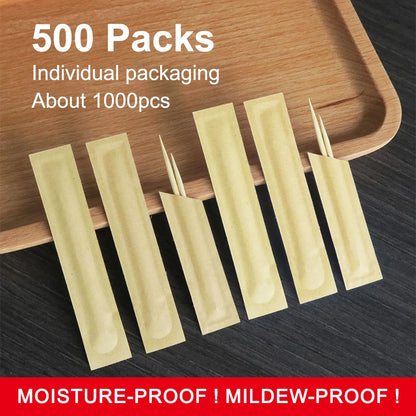 500 Packs Bamboo Toothpicks